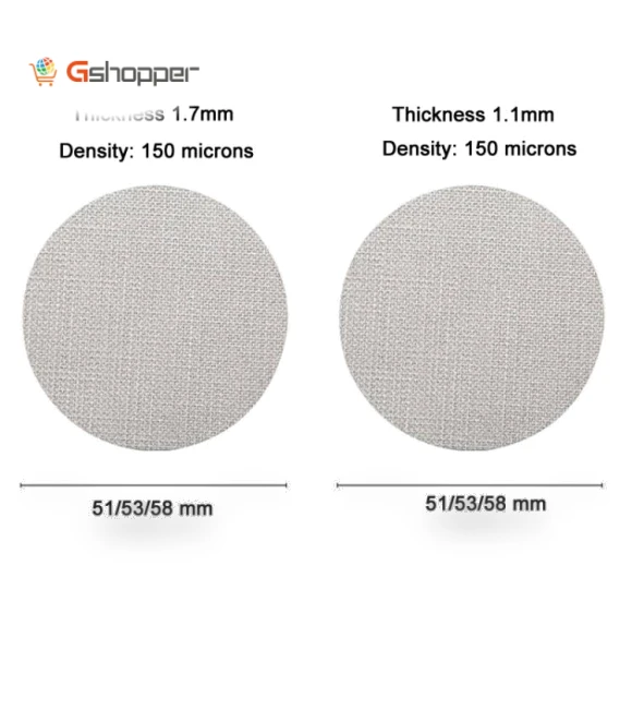 Stainless Steel Sintered Sheet Coffee Splash Filter — Permanent