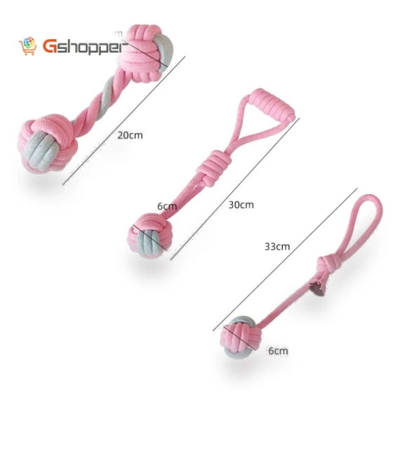 Dog Molar Teeth Cleaning Toy — Ropes