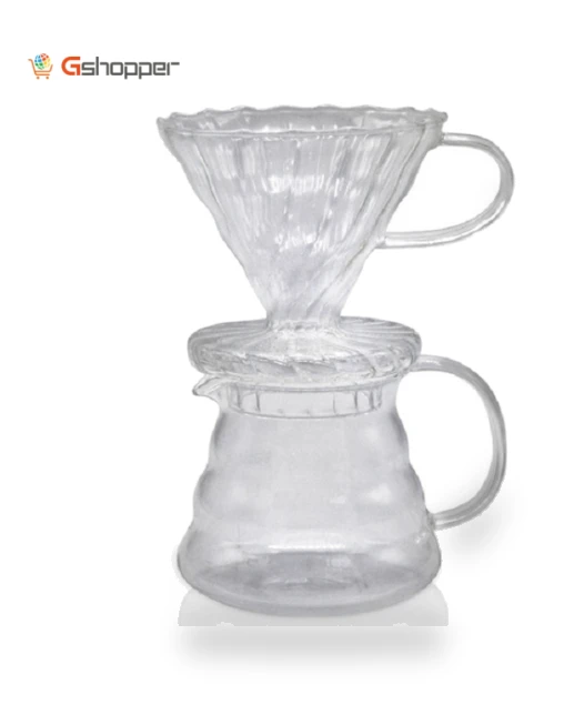 Heat-resistant hand brewed coffee glass pot — Pots