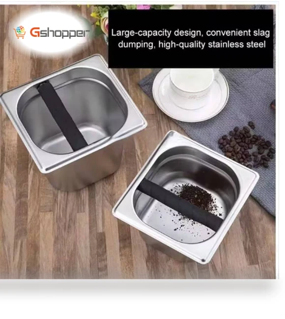 Stainless steel coffee grounds barrel — Coffee Pod Holders