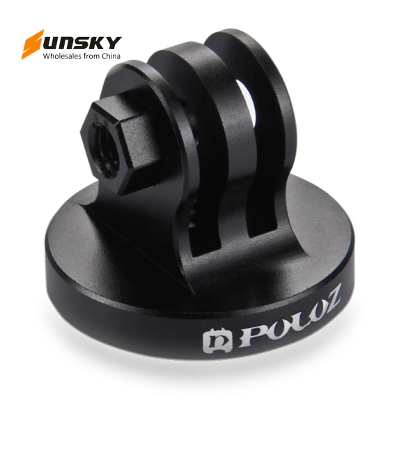 1/4 inch Screw Hole Tripod Mount CNC Adapter — Mounts & Clamps, PULUZ