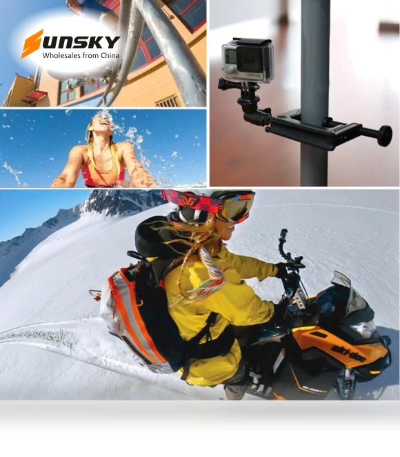 1/4 inch Screw Hole Tripod Mount CNC Adapter — Mounts & Clamps, PULUZ