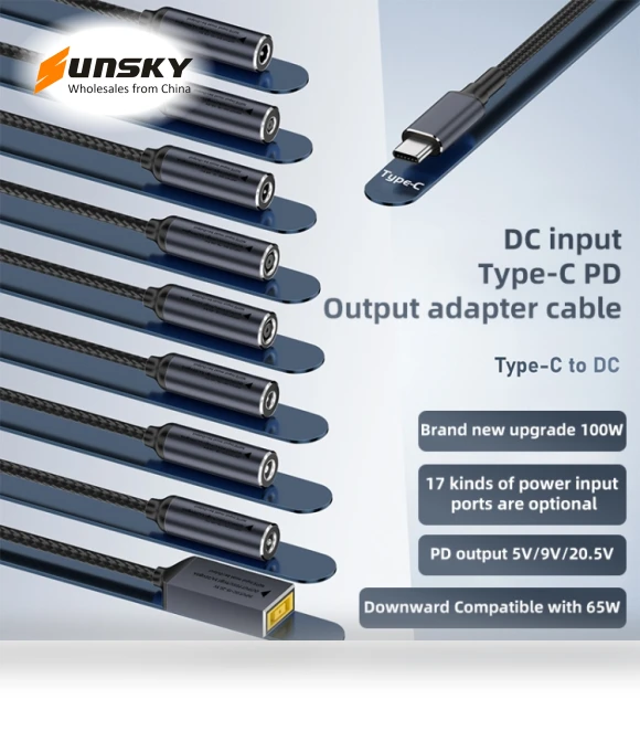 100W Computer Charging Adapter Connector — Chargers & Adapters