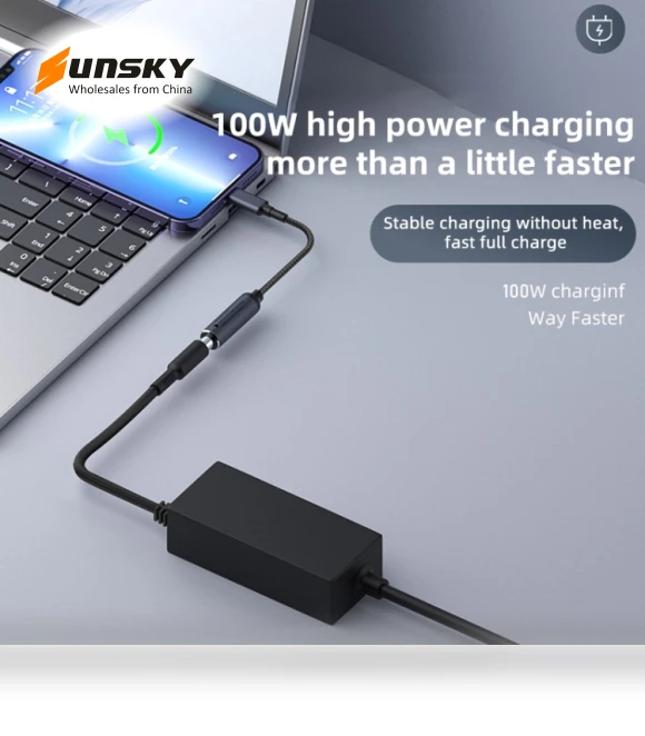 100W Computer Charging Adapter Connector — Chargers & Adapters