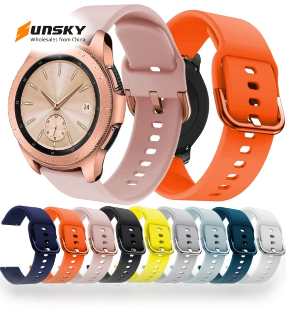 Color Buckle Silicone Watch Band — Bands