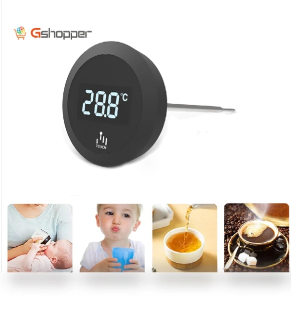Electronic Touch Screen Digital Display Household Food Thermometer — Instant-Read