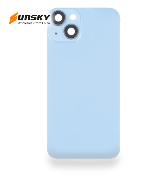 Glass Battery Back Cover with Flash Bracket + Wireless Charging Module — Back Covers