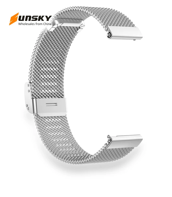 Milan Metal Steel Mesh Buckle Watch Band — Bands, Samsung