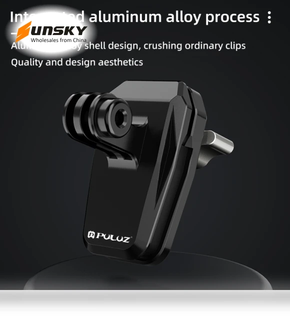 Motorcycle Windshield Clip Bracket Camera Mount — Camera Brackets, PULUZ