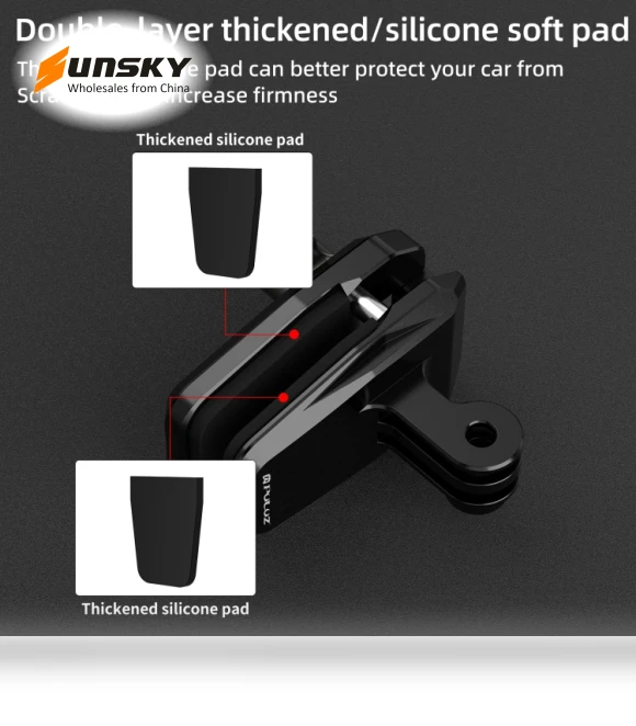 Motorcycle Windshield Clip Bracket Camera Mount — Camera Brackets, PULUZ