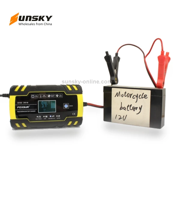 Car Motorcycle Truck Repair Battery Charger — Chargers, FOXSUR