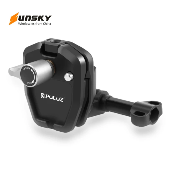 Motorcycle Windshield Action Camera Mount Clip — Camera Brackets, PULUZ