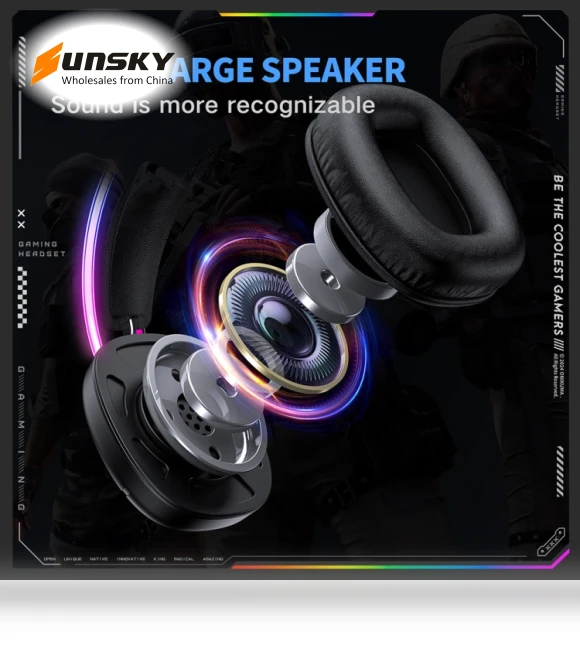 X33 Head-mounted RGB Light E-Sports Gaming Headset — Headsets, ONIKUMA