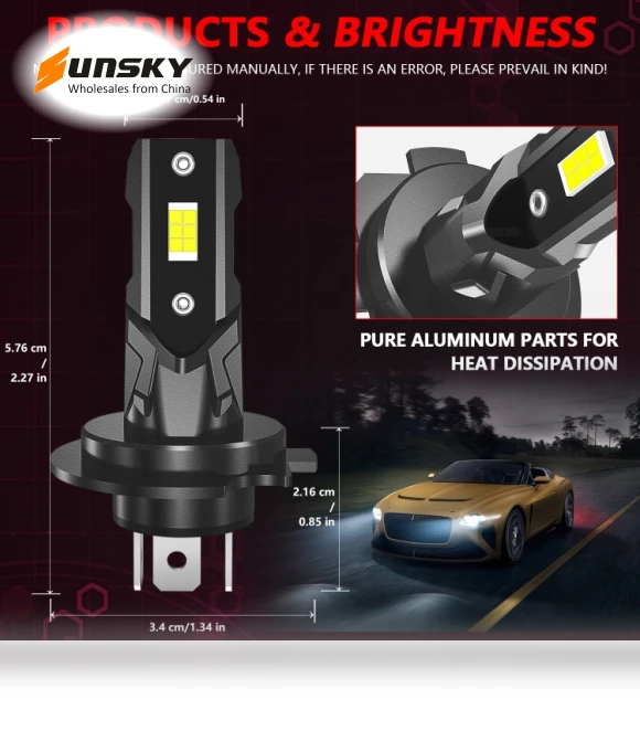Universal Direct Plug LED Headlight Retrofit Bulb — Headlight