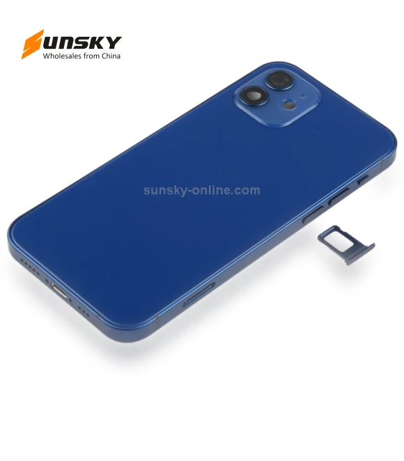 Battery Back Cover with Side Keys & Card Tray & Power + Volume Flex Cable & Wireless Charging Module — Back Covers