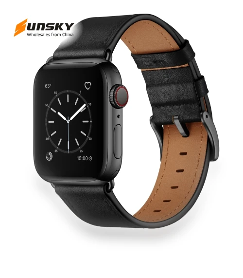 Classic Cowhide Genuine Leather Watch Band — Bands