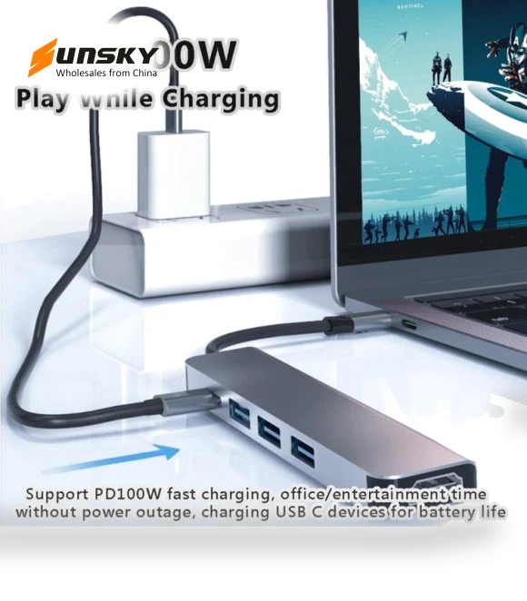 USB C to HDMI Multiport Hub Adapter — USB Hubs