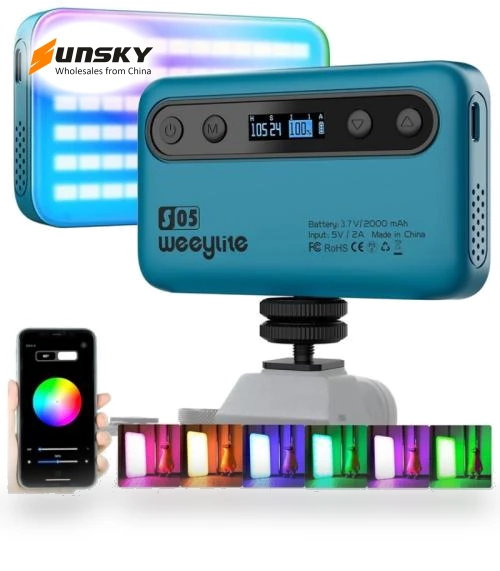 Portable App Control Phone Fill Lamp — Photography Lighting & Studio Equipment, Weeylite