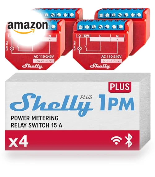 WiFi Smart Relay Switch with Power Metering Function — Smart Home Security, Allterco Robotics EOOD