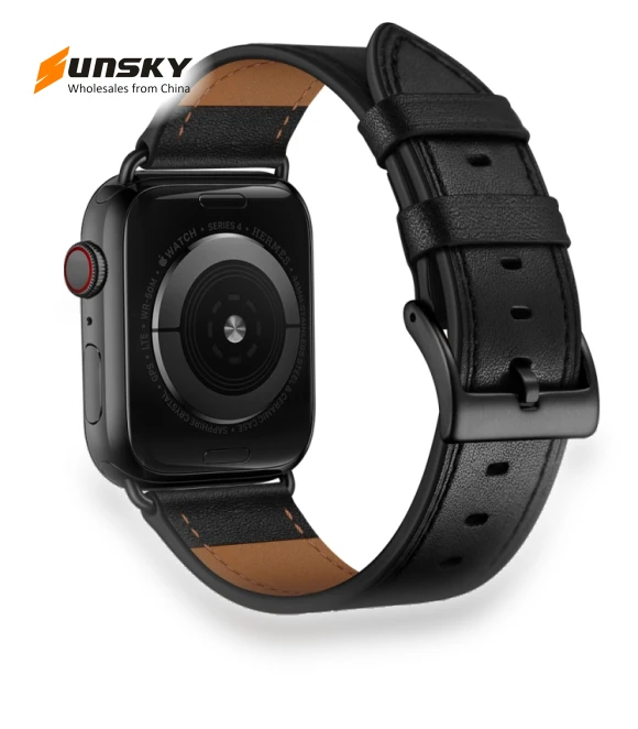 Classic Cowhide Genuine Leather Watch Band — Bands