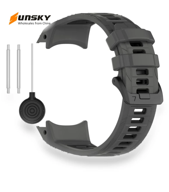 Two Color Sports Silicone Watch Band — Wearable Accessories, Garmin