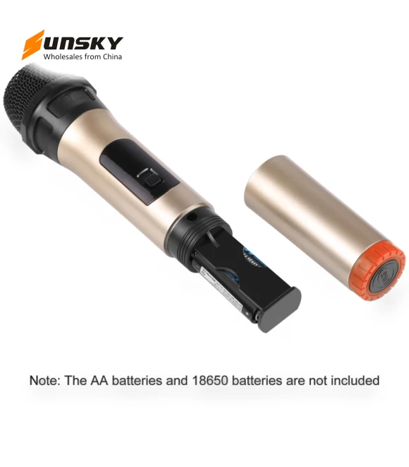 UHF Wireless Dynamic Microphone with LED Display — Dynamic, PULUZ