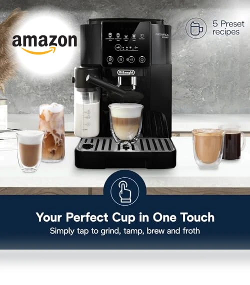 Fully Automatic Espresso Machine — Coffee & Espresso Combos, De'Longhi