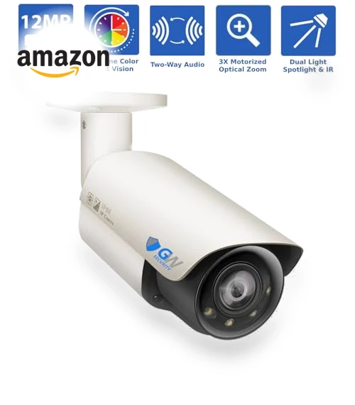 64 Channel UltraHD 12MP 6K PoE Security Camera System — Outdoor Security Cameras, GW Security