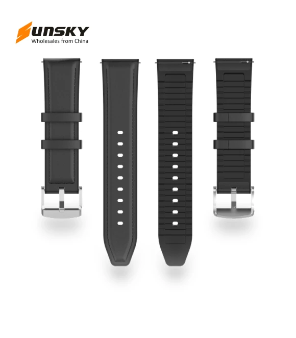 Silicone Leather Watch Band — Bands