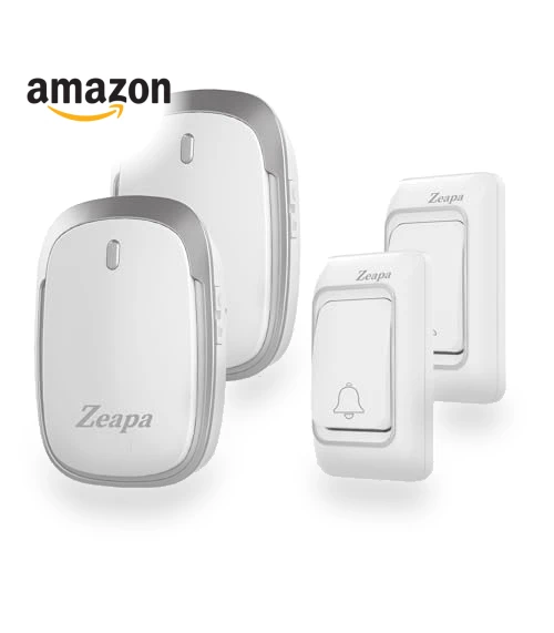 Wireless Doorbell with 2 Transmitter & 2 Receiver — Kits, Zeapa