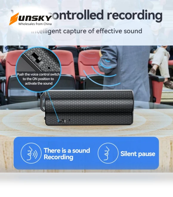 Magnetic Noise Reduction Voice Recording Pen — Portable Audio Recorders, JNN