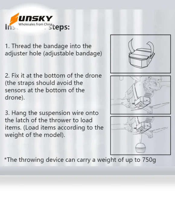 Universal Transport Thrower Drop Device — Drones