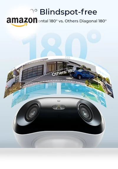Argus 4 Pro Home Security Camera with Solar Panel — Smart Home Security, Reolink