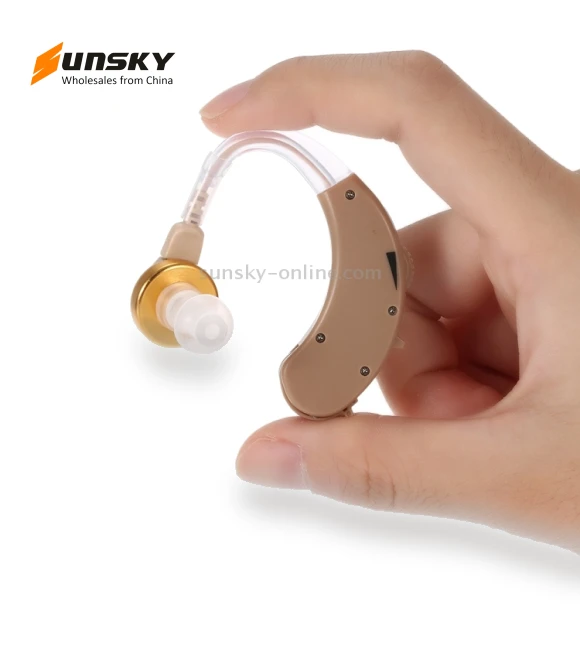 Behind Ear Sound Amplifier Adjustable Tone Hearing Aid — Hearing Support, JECPP