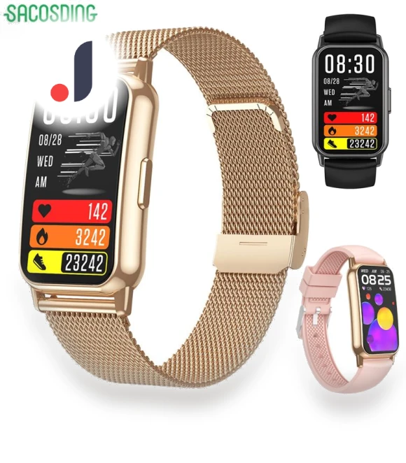 Full Screen Curved Touch Control Smart Watch — Smartwatches, SACOSDING