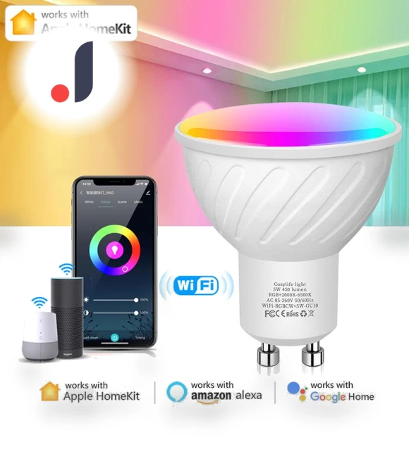 Smart LED Bulbs RGB with Adjustable Brightness — LED, AIMENGTE Lights