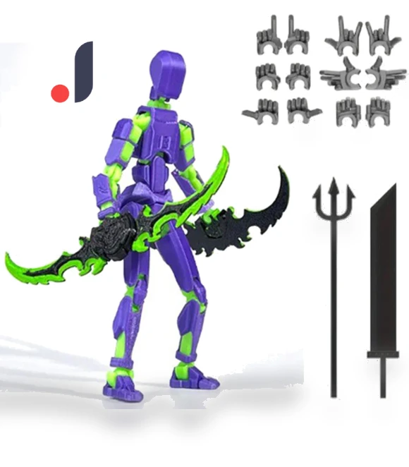 3D Printed Titan Robot Mobile Doll Set — Collectible Statues, mulanhua