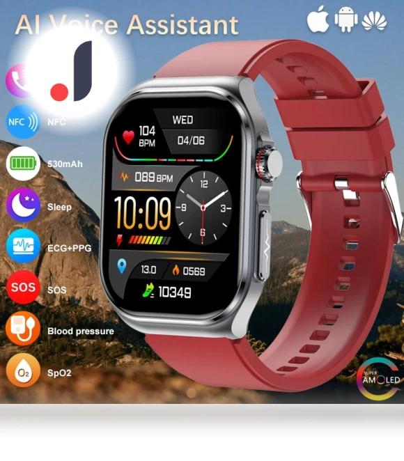 Amoled Smart Watch — Smartwatches, SACOSDING