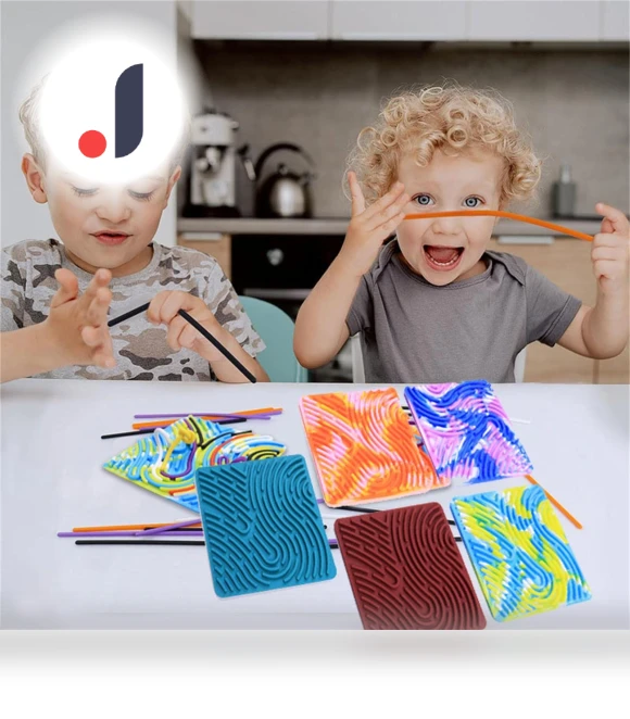 Sensory Activity Board — Blocks, Superman Joe