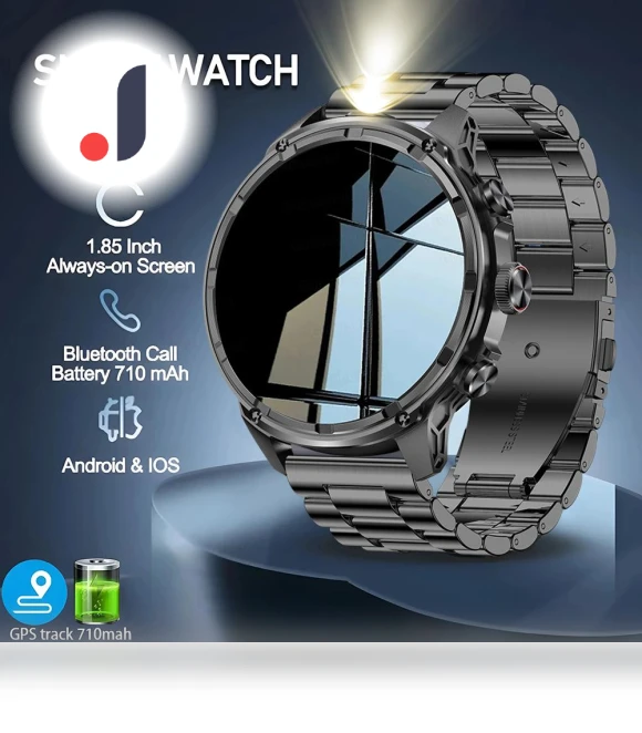 Ultra HD Smart Watch with Flashlight — Smartwatches, SACOSDING