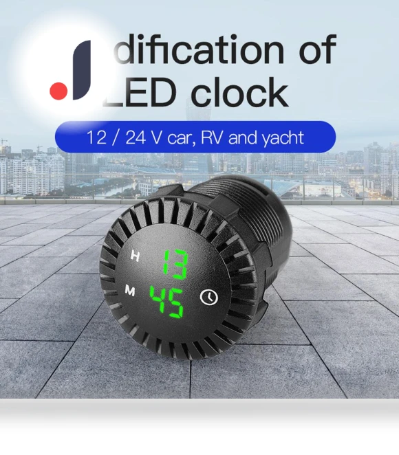 Car Electronic Clock Panel — Clock, Auto Launcher