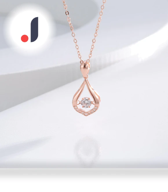 Silver Water Drop Smart Necklace — Smart Jewelry, Gentle clothing world