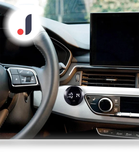 Touchscreen Illuminated Dashboard Clock — Clock, Gauze House