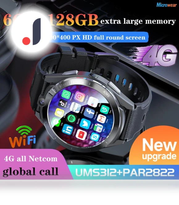 4G Call Smart Watch with GPS and Wifi — Smartwatches, Tiktop2