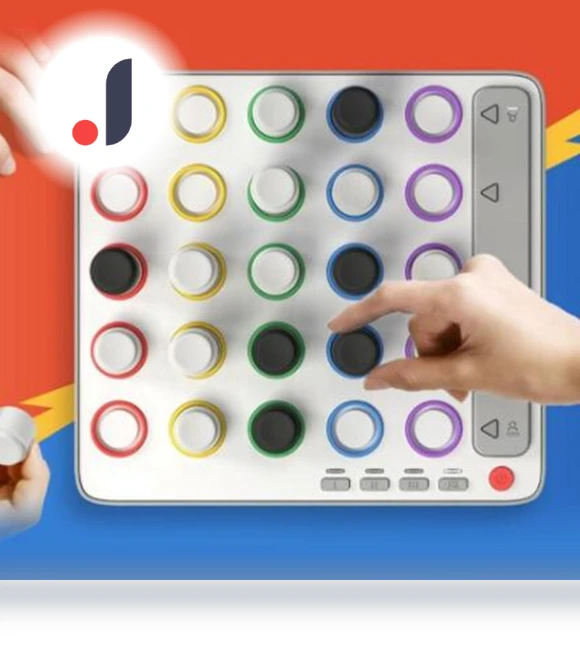 Smart AI Referee 4 in a Row Strategic Travel Board Game — Travel Games, TOKYO selection