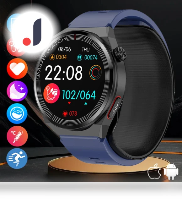 Smart Watch with Air Pump & Safety Cushion — Smartwatches, SACOSDING