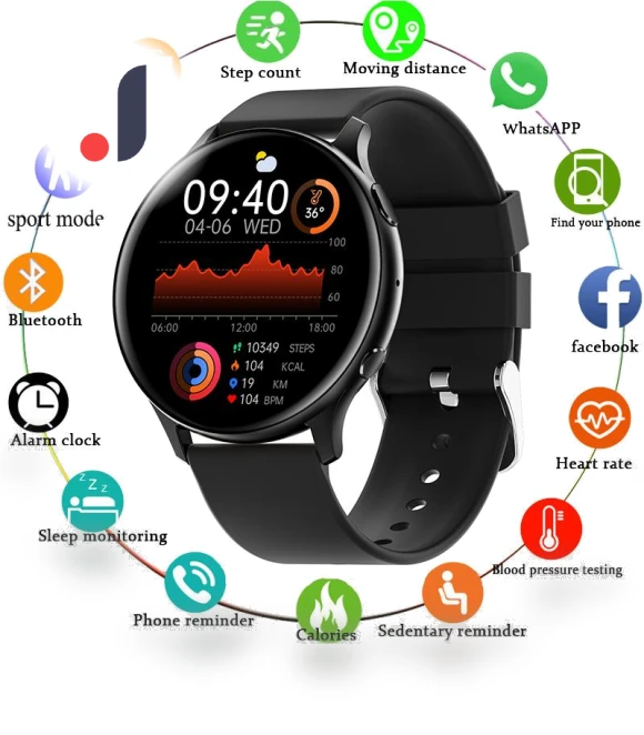 Smart Watch with Bluetooth Calling — Smartwatches, Tiktop2