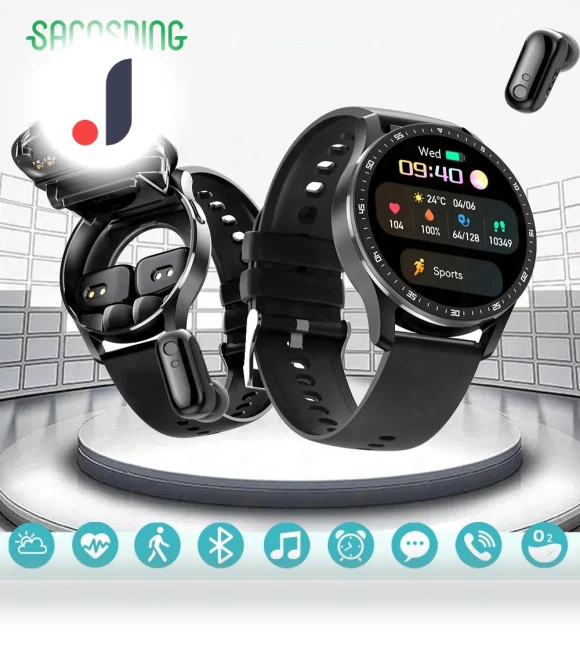 Smart Watch with Headphones — Wearable Accessories, Tiktop2