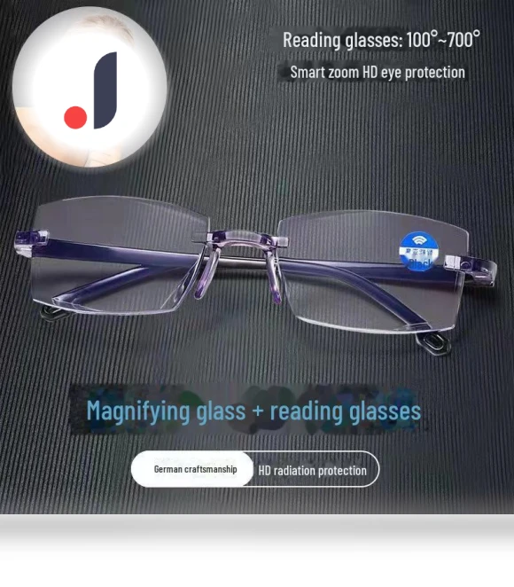 Smart Zoom Reading Glasses — Smart Glasses, AI Supermarket