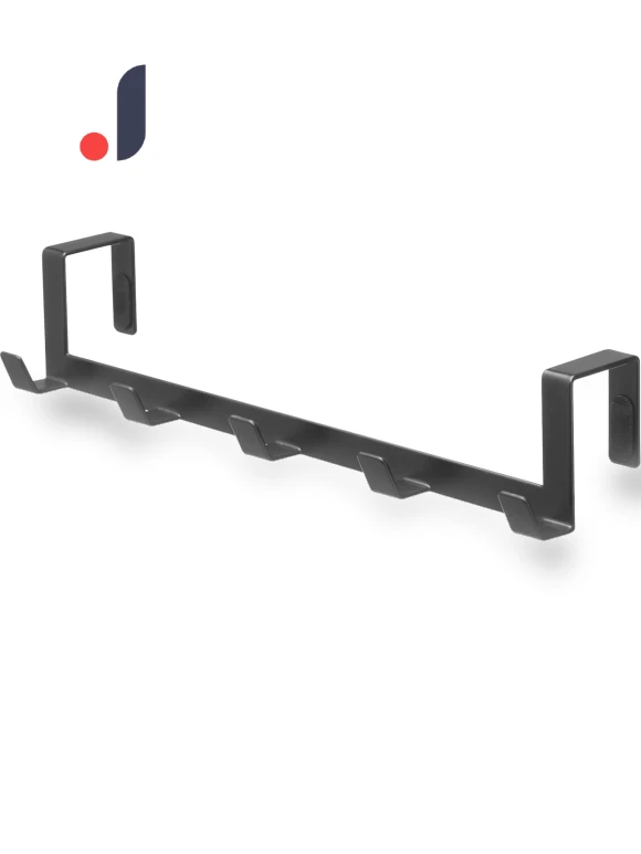 Wide Black Door Hook — Storage Hooks, Yamazaki Jitsugyo